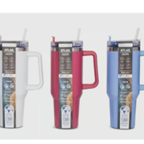 NEW [Atlas] Hydragear Powder 40oz. Water Bottle Drink Tumbler, Dishwasher Safe! - Picture 8 of 11